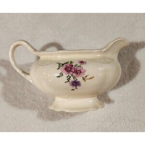 Homer Laughlin Virginia Rose Small Gravy Boat Ceramic